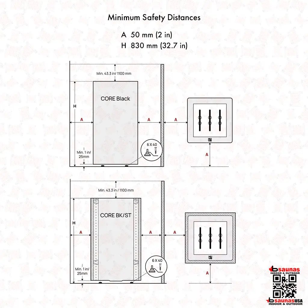 HUUM CORE 6 kW Electric Sauna Heater